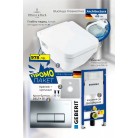458.103.00.1 DuoFix + 5685HR01 Architectura + 115.119.21.1 Delta - Промо Структура за Вграждане с Конзолна Тоалетна Чиния