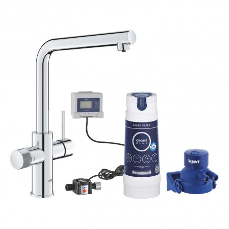 30589000 Blue Pure Minta - Кухненски Смесител за Филтрирана Вода
