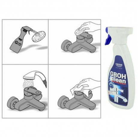 48166000 GrohClean - Препарат за Почистване на Керамика и Смесители