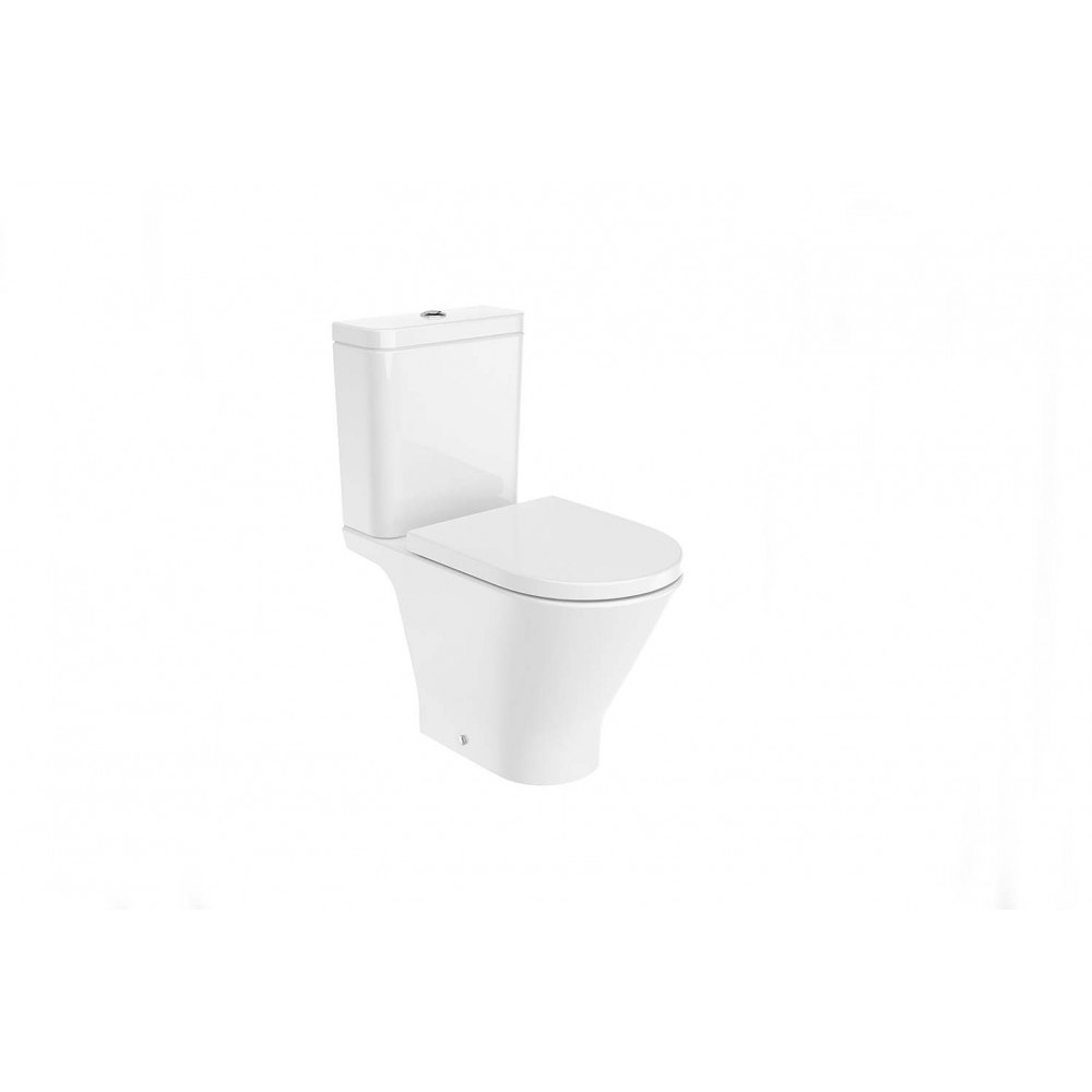 A3420N8000 The Gap Round Rimless - Тоалетна Чиния за Моноблок с Двойно Оттичане