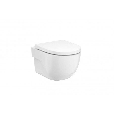 A89006002E Active One + A346244000 Meridian Compact + A8012B2002 Supralit - Oкачена Тоалетна MERIDIAN RIMLESS COMPACT + Структура и Бутон ACTIVE ONE + Тънка Седалка и Капак