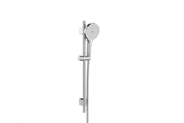 A5B8414C00 Plenum - Душ Комплект Plenum-N с ръчен душ с 3 Функции, тръбно окачване и Държач с Регулируема Височина и Шлаух 1.70 m