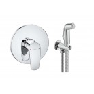 A5A224FC00 Victoria Plus + A5A9230C00 Be Fresh Go - Комплект Смесител за Вграждане и Хигиенен Душ