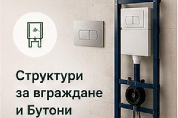 Структури за вграждане и Бутони