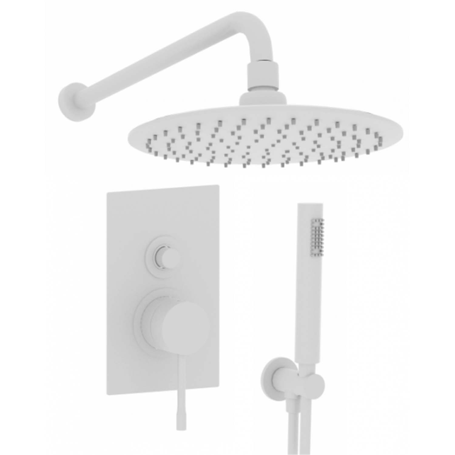 KS.1059.MWBU85863 Alpi Blue White - Душ за вграждане с Метална Пита 