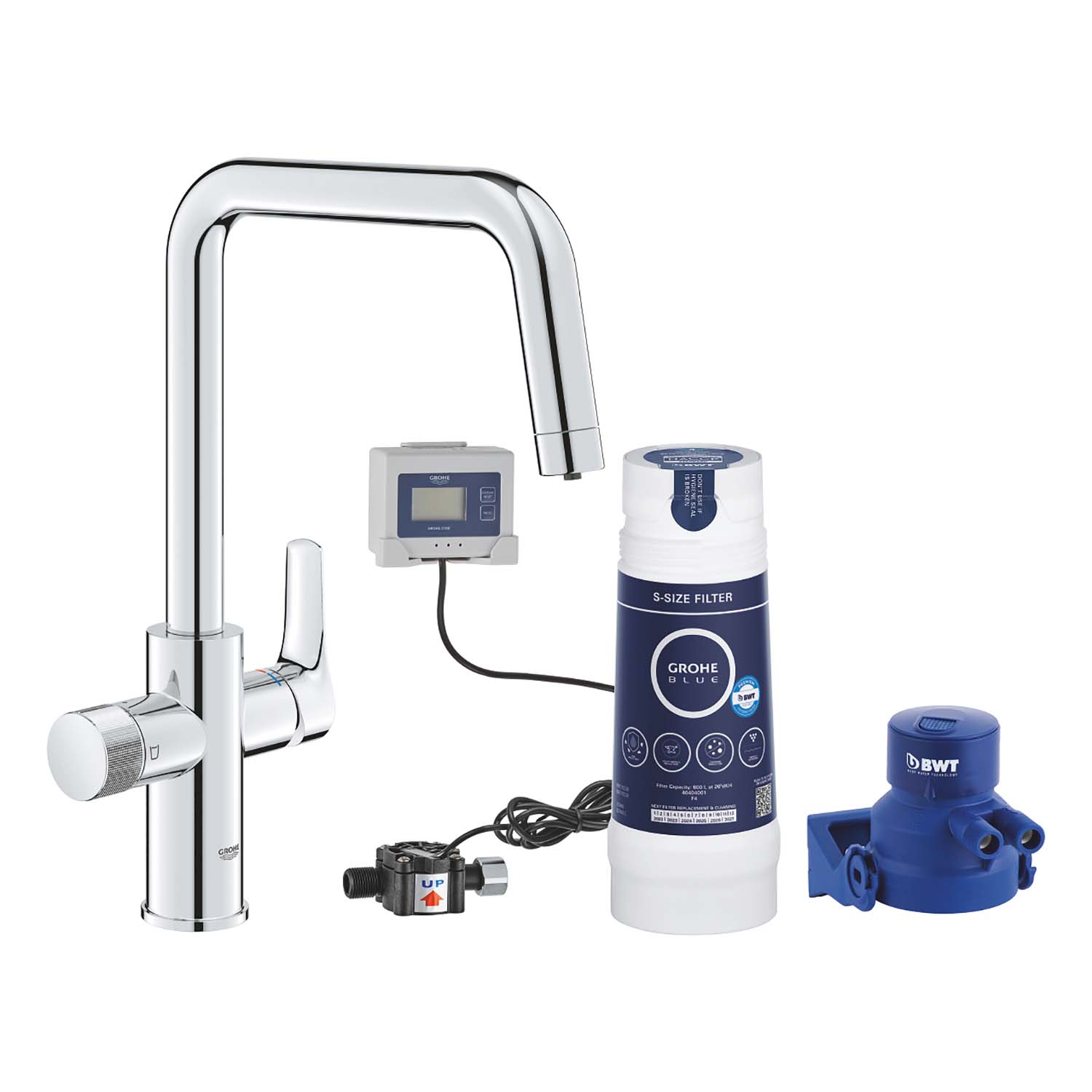 30584000 Grohe Blue Pure EuroSmart - Кухненски Смесител с Филтър