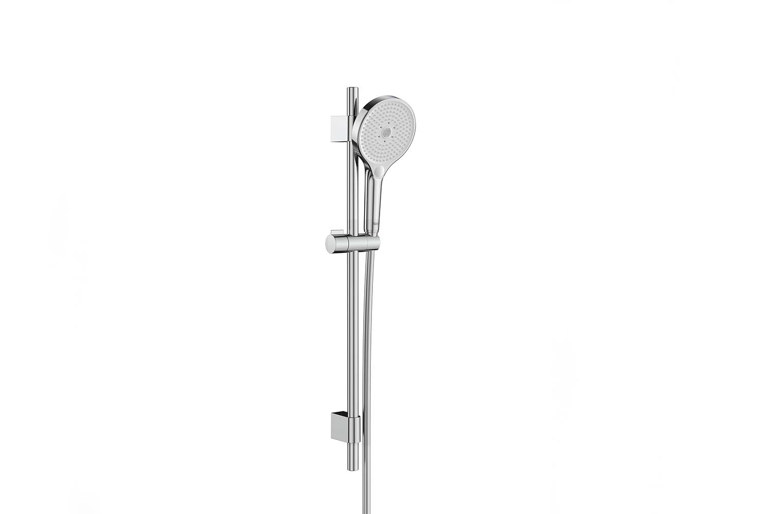 A5B8414C00 Plenum - Душ Комплект Plenum-N с ръчен душ с 3 Функции, тръбно окачване и Държач с Регулируема Височина и Шлаух 1.70 m